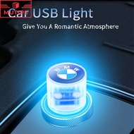 BMW Car Interior Mini USB Atmosphere LED Light Party Portable Plug Lamp For F30 E90 X3 F25 X5 E53 E46 E36 F10 Accessories