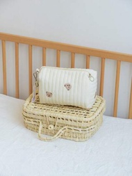 堅固的刺繡設計掛式嬰兒推車整理袋媽媽袋，適用於所有季節