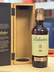 舊裝 百靈壇30年木盒 蘇格蘭威士忌 Ballantine’s  30 Years Scotch Whisky 700ml