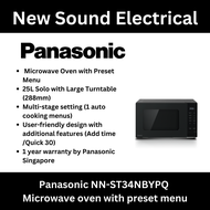 Panasonic NN-ST34NBYPQ Microwave Oven with Preset Menu 1-year Local Warranty