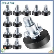 HECCEHZP 8PCS 1/4In Thread Levelers, Table Feet Screw on Furniture Levelers Furniture Leveling Feet,