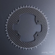 Taiwan Shipping Carbon Fiber Crankset 105 UT DA Road Bike Disc 4 Claw R7100 R8100 R9100 Single FZTP