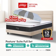 Goodnite Posture Suite 5 Zone Pocket Spring Mattress (12") + Bedframe FC103