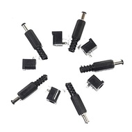 PN - Combo of 10 DC Jacks 5.5x2.1mm (5 Male Jacks + 5 Female Jacks)