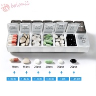 [READY STOCK] 7 days weekly pill case Young Convenient Medicine organizer Plastic Storage Box Pill box Weekly Prescription Medicine tablet dispenser