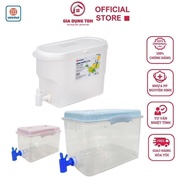 Water Bottle with Faucet, Viet Nhat Plastic Water Bottle 6785/6828 - 2.5L, 3.5L, 5L for Refrigerator
