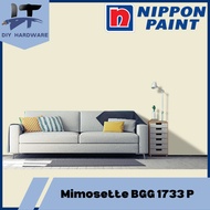 1L / 5L Nippon Paint Mimosette BGG 1733 P For Interior Wall Paint（Satin Glo / Easywash / Super Matex