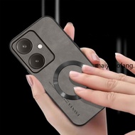 Casing VIVO Y27 VIVO Y27 5G Phone case Anti vibration magnetic suction ring protective cover with so