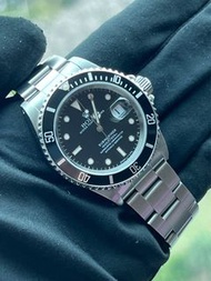 ROLEX SUBMARINER 16610LN 舊款黑水鬼 T<25面 二手單錶