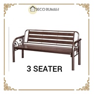 3 seater metal bench chair/Long bench chair/outdoor bench chair/garden chair