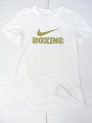 NIKE Dri-FIT BOXING印花 女款 棉質 短袖 運動T恤 訓練衣(561423-100-BX70)
