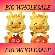 2024 Year Miniature Dragon Statue Resin Statue Chinese Zodiac Dragon Ornament