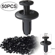 Universal Car Fastener 6mm 50/100pcs for Door/Panel/Fender/Bumper Trim Retainer NMAX/MIO