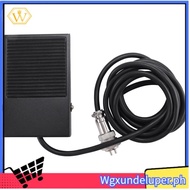 【W】Hand Metal Foot Pedal Switch 1.8 Meters Cable 2 Pins Connector Spot Welding Tig Torch