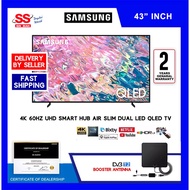 【 DELIVERY BY SELLER 】Samsung 43" / 50" / 55" / 65" /85" QA50Q60BAKXXM Q60B QLED 4K Smart TV (2022)