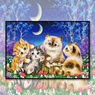 5D Diamond Painting Full Diamond Cute Cat Print Diamond Embroidery Painting Cross Stitch 2026 New St