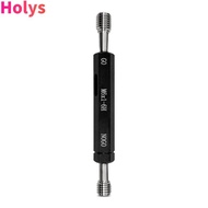 HOLYS Thread Plug Gauge, 6H Tolerance Double Ends Measurement Hand Tool, Precision M6*1.0 Hex Handle