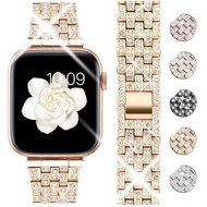 Diamond Bracelet for Apple Watch Band 41mm 40mm women fashio