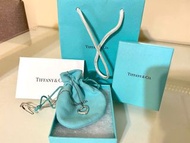 全配Tiffany&amp;Co.蒂芬妮純銀項鍊 鏤空心型鍊墜