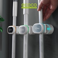 GANTUNGAN ECOCO Mop holder - Wall hanging holder for broom, Mop, umbrella, direct stick