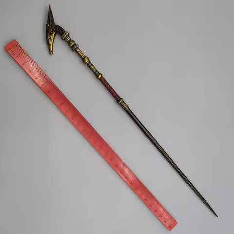 1/6 TBLeague PL2024-226A Old Vintage Egypt Hathor Gold Version Mini Weapons Model Long Spear Knife P