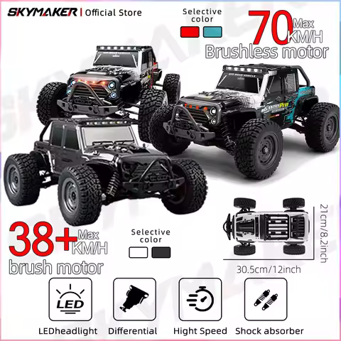 SCY16103 1/16 Brushless Rc Car Off-Road Water proof Remote Control Drift Big Tire Veículo Fora Climb