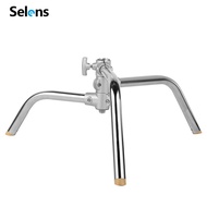 Selens C Stand Stainless Steel eavy Duty Stand Tripod Grip Head for Photo Studio Lighting Video Refl