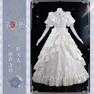 V 】Identity Cosplay Red Lady Promised Day Costume Set 】Identity