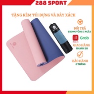Pido TPE 8mm 2-Layer Premium Yoga Gym Mat (With Carrying Bag And Lanyard)