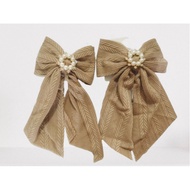 Anglee_corner - KOREAN JISOO RIBBON HAIR RIBBON CLIP