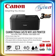 Canon Pixma E4570  Ink Efficient Inkjet All-In-One Printer with Fax and automatic 2-sided printing