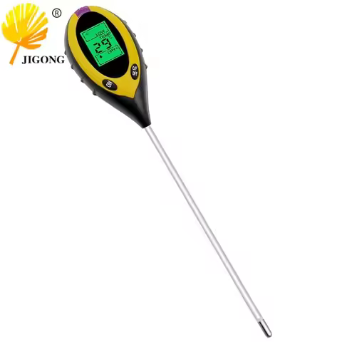 Soil PH tester, 4-in-1 electronic soil tester, photometer, temperature and humidity tester, wholesal