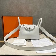 HERMES Lindy Mini New White