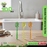 Tea spoon, small tea spoon,/ tea spoon, small tea spoon, colorful small plastic spoon,/ tea spoon, c