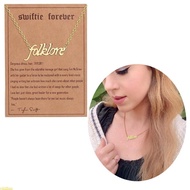 PLM TS 1989 Album Song Theme Inspired Necklace Jewelry Music Fans Merch Accessories