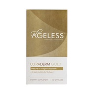 Ageless UltraDERM Gold - Natural Collagen Booster with BioCell Collagen - 60 Count