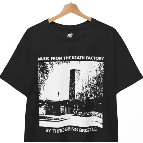 Throbbing Gristle Death Factory T-Shirt, B jork Music Band Rock Punk Unisex Tee