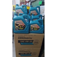 ORIGINAL PERODUA GENUINE OIL FULLY SYNTHETIC ENGINE OIL SAE 0W-20 FOR PERODUA (MINYAK ENJIN PERODUA)