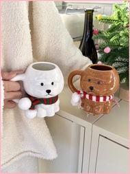 Cute Puppy Bichon Frize Mug Water Cup Ceramic Drinking Water Birthday Coffee Cup Couple