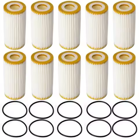 10PCS Oil Filter 06L115466 For VW Golf GTI For Audi A6 A7 For Skoda Octavia Superb B8 Kodiaq 1.8TSI 