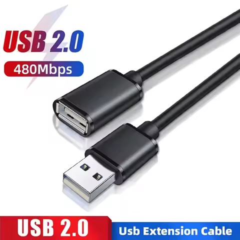 USB 3.0 Extension Cable USB 2.0 Data Cable For Laptop TV SSD Mobile Hard Disk Male to Female Connect