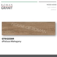 GRANIT ROMAN DPALLOZA MAHOGANI/GRANIT MOTIF KAYU 15X60/LANTAI VYNIL