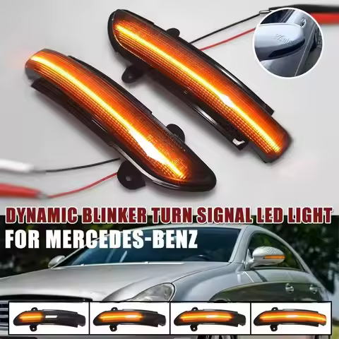 Dynamic Blinker LED Turn Signal Light For Mercedes Benz W219 C219 W221 V221 W211 S211 W216 C216 CLS 
