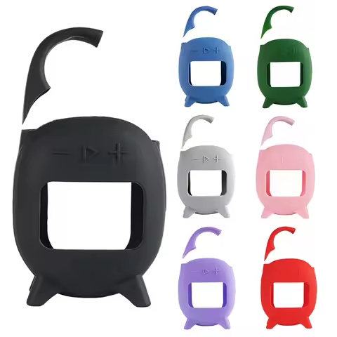 Silicone Cover for JBL Clip 5 Portable BT Speaker Dustproof Speaker Carrying Stand Up Cover Pouch Pr