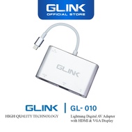 Glink GL-010 HDMI & VGA LlGHTNlNG DIGITAL AV ADAPTER (CB322SR)