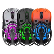 Viper X10 Wireless Mouse 2.4G+Bluetooth+Wired Wireless Mouse Hollowed-Out Design Lightweight Recharg