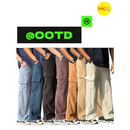Men Flexi Casual Loose Pants | Seluar Lelaki Panjang Loose Casual | MK Shop S312