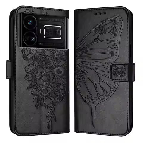 Magnetic Leather Wallet Flip Cover For OPPO Realme GT Neo6 SE Neo 5 3T 3 GT7 Pro Racing GT 6T GT5 GT