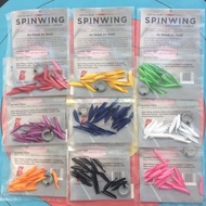 Spin Wing Archery Spin Vane Round 1 3/4 Tournament 50pcs