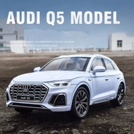 1:24 AUDI Q5 SUV Alloy Diecast & Toy Vehicles Metal Car Model High Simulation Sound and Light Collec